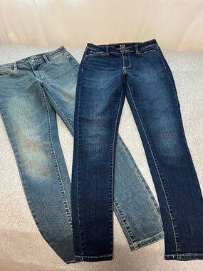 A.N.A. Skinny Jeans Bundle Lot Womens 4 Preppy Minimalist Stretch Basic